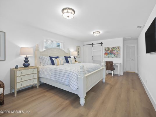 Bedroom, Interior, Wood Texture Flooring