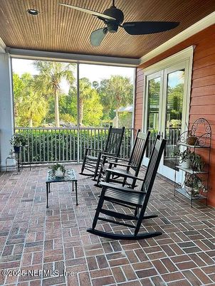 Interior, Sun Room, Wooden Ceilings
