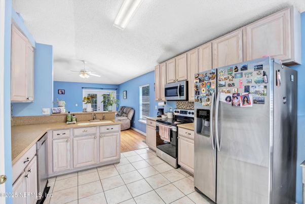 Interior, Kitchen, Living room, Wood Texture Flooring