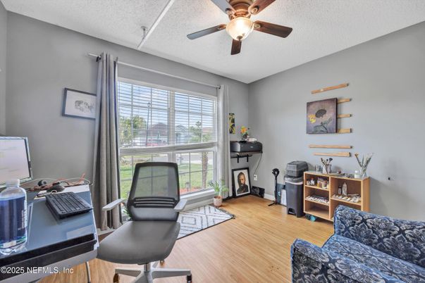 Home Office, Interior, Wood Texture Flooring