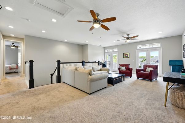 Interior, Living room, Recessed Lighting