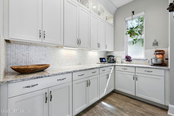 Interior, Kitchen, Wood Texture Flooring