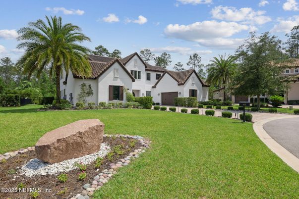 Attached, Backyard, Exterior, Facade, Spanish Mediterranean