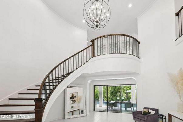 Chandelier, Interior, Recessed Lighting