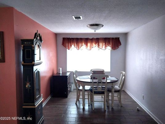 Dining room, Interior, Wood Texture Flooring