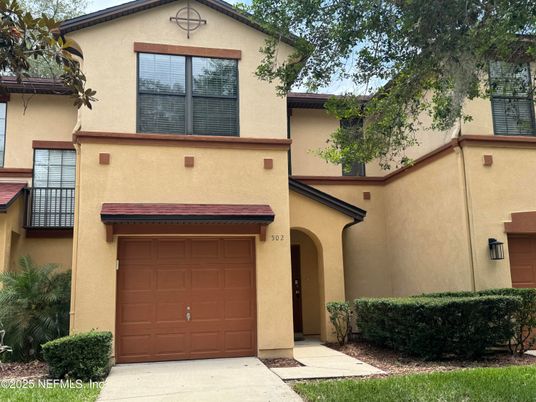 Attached, Exterior, Facade, Spanish Mediterranean