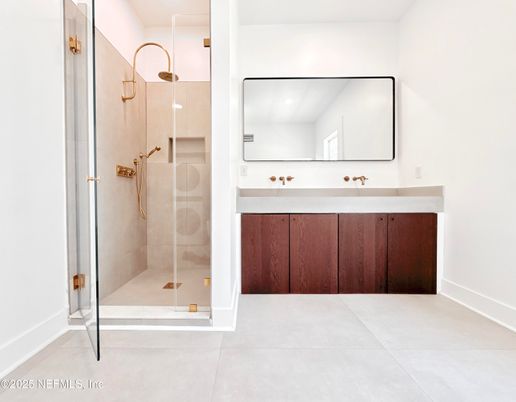 Bathroom, Glass Shower, Interior