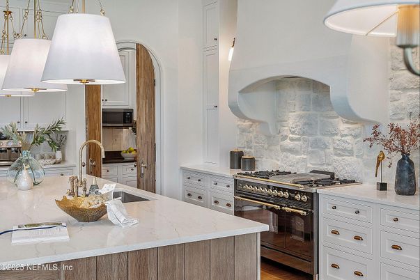 Interior, Kitchen, Pendant Lights, Stainless Steel Appliances