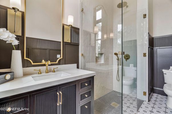 Bathroom, Glass Shower, Interior
