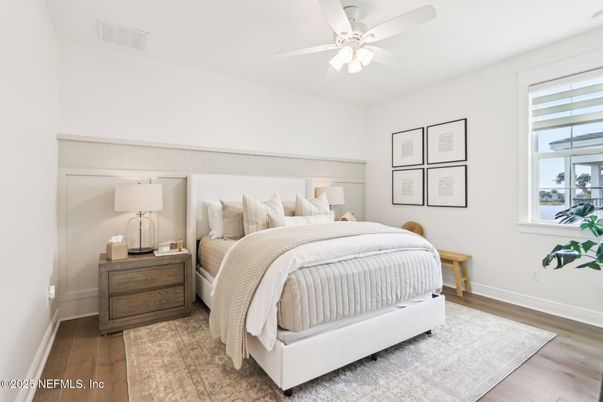 Bedroom, Interior, Wood Texture Flooring