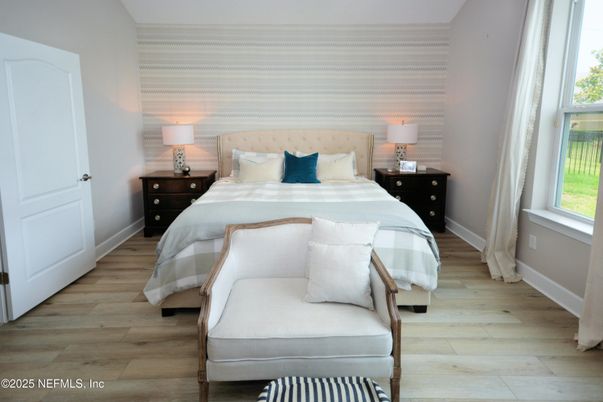 Bedroom, Interior, Wood Texture Flooring