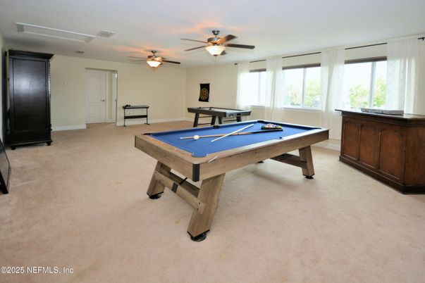 Billiard Table, Game Room, Interior