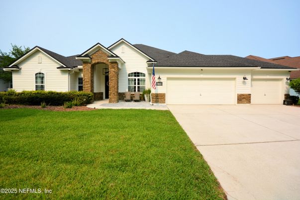 Attached, Backyard, Exterior, Facade, Farmhouse