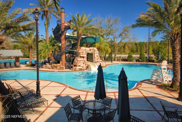 Exterior, Fireplace, Pool
