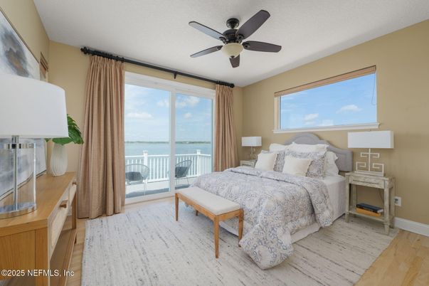 Bedroom, Interior, Water, Wood Texture Flooring