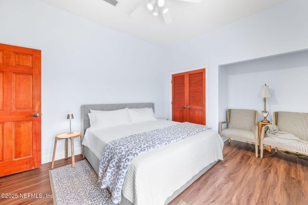 Bedroom, Interior, Wood Texture Flooring