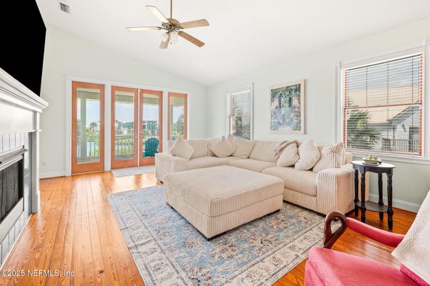 Fireplace, Interior, Living room, Wood Texture Flooring
