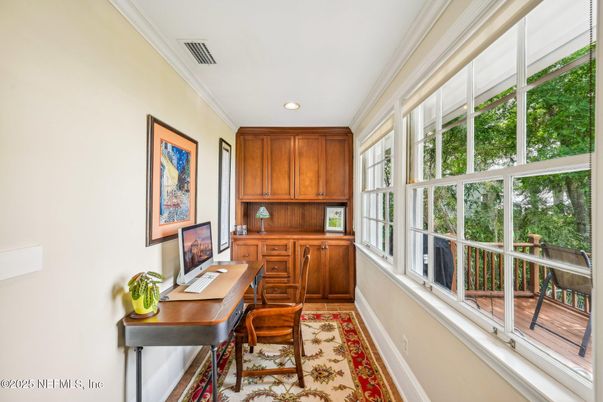 Home Office, Interior, Recessed Lighting