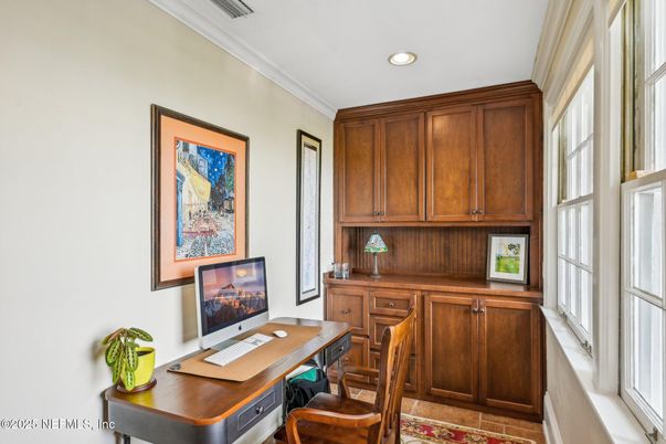 Home Office, Interior, Recessed Lighting