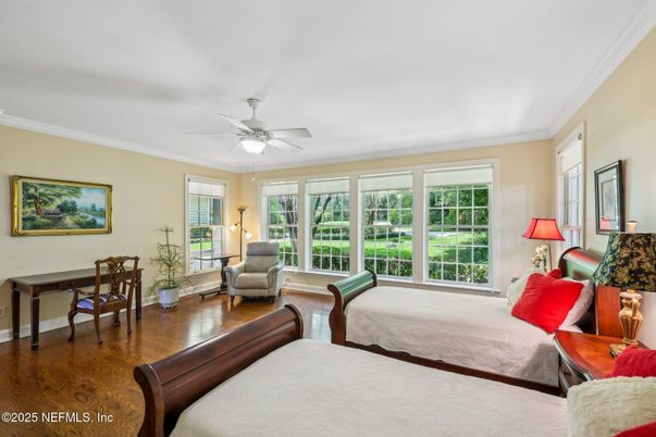 Bedroom, Interior, Wood Texture Flooring