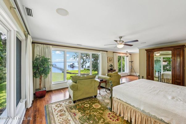 Bedroom, Interior, Water, Wood Texture Flooring