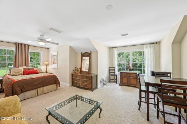 Bedroom, Dining room, Interior, Recessed Lighting