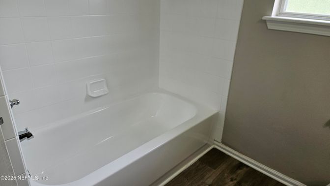 Bathroom, Interior, Wood Texture Flooring