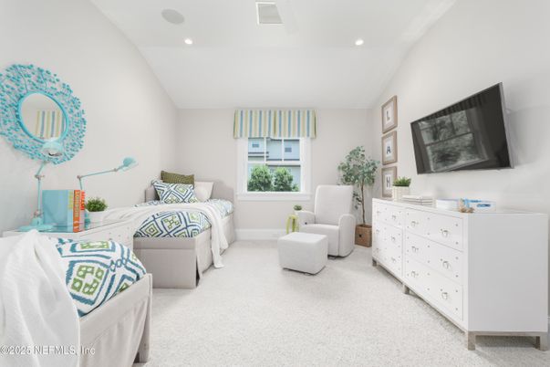 Bedroom, Interior, Recessed Lighting