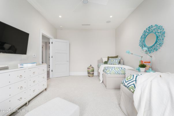 Bedroom, Interior, Recessed Lighting