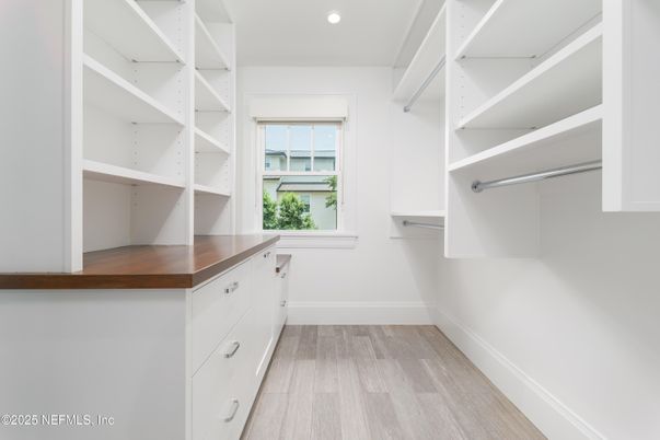Interior, Recessed Lighting, Walk-in Closets, Wood Texture Flooring