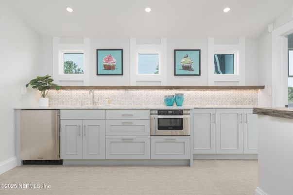 Interior, Kitchen, Recessed Lighting, Stainless Steel Appliances