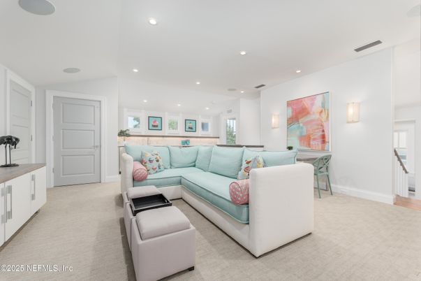 Interior, Living room, Recessed Lighting