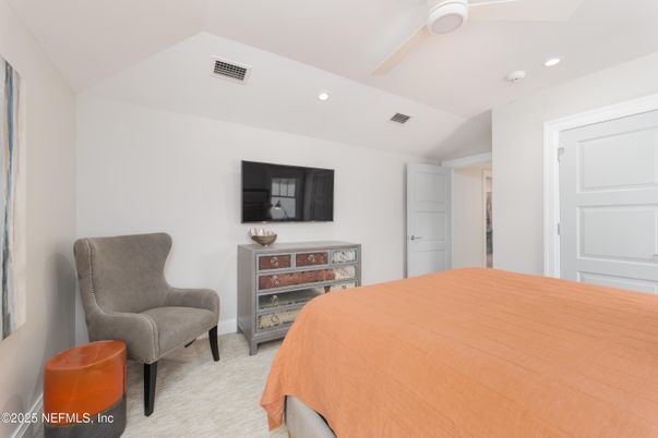 Bedroom, Interior, Recessed Lighting