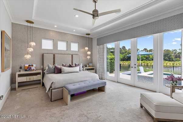 Bedroom, Interior, Pendant Lights, Recessed Lighting, Water