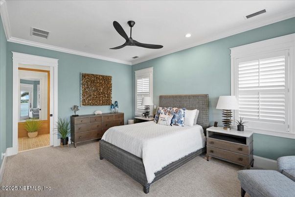 Bedroom, Interior, Recessed Lighting