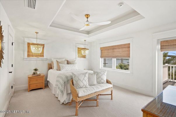 Bedroom, Interior, Pendant Lights