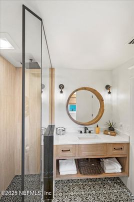 Bathroom, Glass Shower, Interior