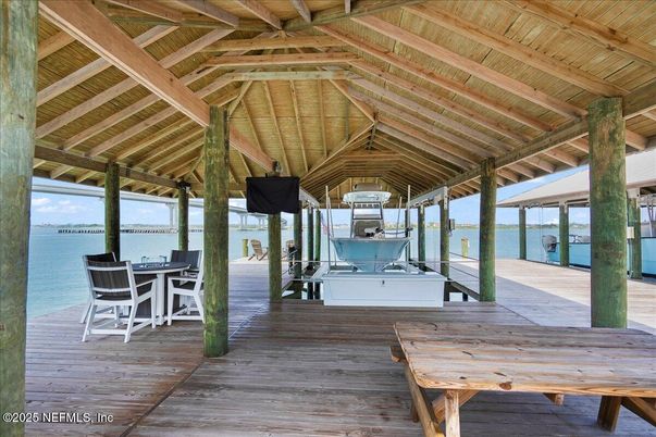 Interior, Water, Wooden Beams, Wooden Ceilings