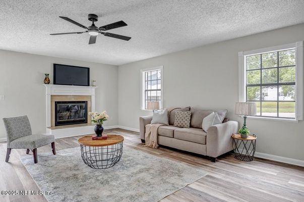 Fireplace, Interior, Living room, Wood Texture Flooring