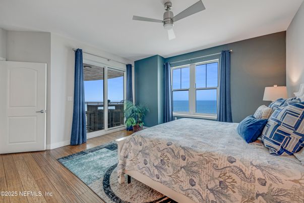 Bedroom, Interior, Water, Wood Texture Flooring