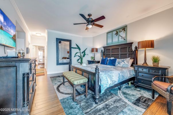 Bedroom, Interior, Wood Texture Flooring