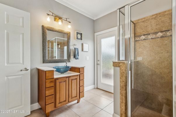 Bathroom, Glass Shower, Interior