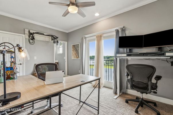 Home Office, Interior, Recessed Lighting