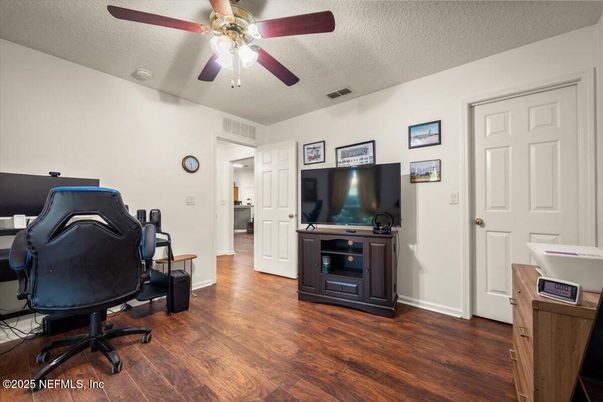 Home Office, Interior, Wood Texture Flooring