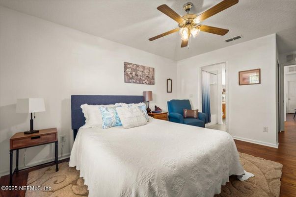 Bedroom, Interior, Wood Texture Flooring