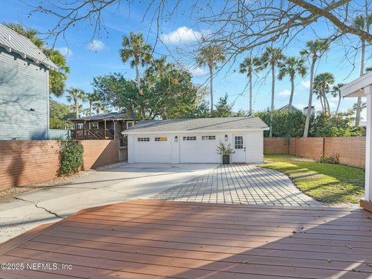 Backyard, Detached Garage, Exterior