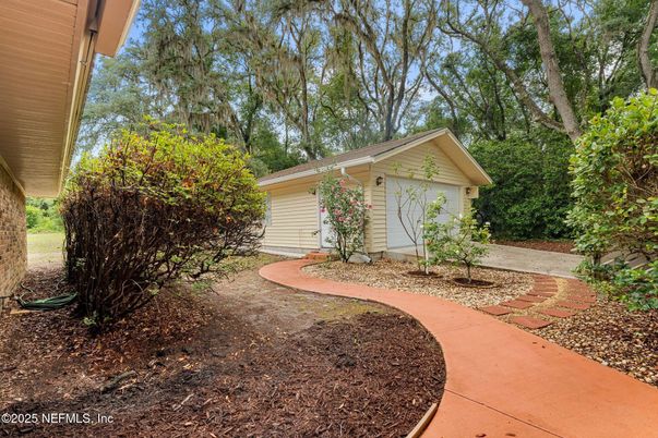Backyard, Detached Garage, Exterior