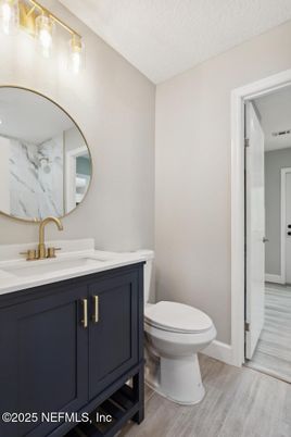 Bathroom, Interior, Marble Walls, Wood Texture Flooring