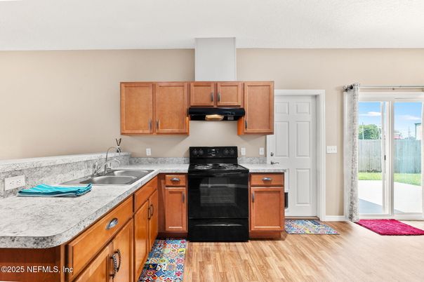 Interior, Kitchen, Wood Texture Flooring