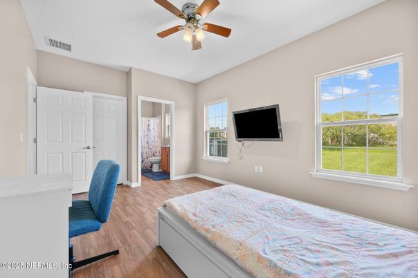 Bedroom, Interior, Wood Texture Flooring